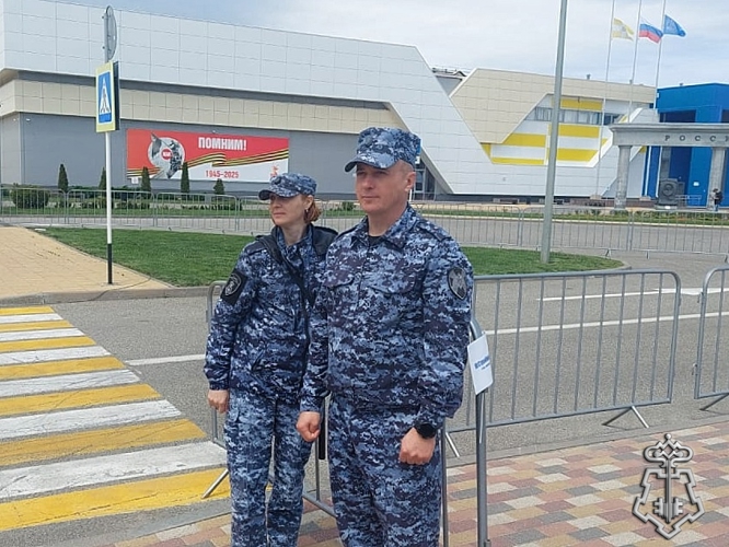 В Ставрополе сотрудники Росгвардии обеспечили безопасность «Зеленого марафона»