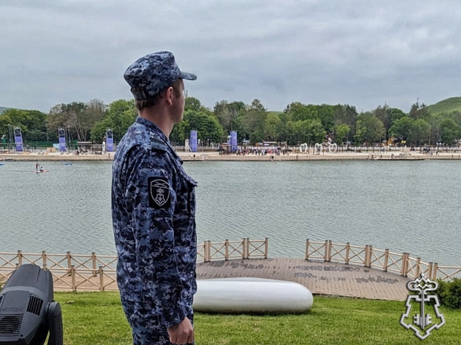 В Кисловодске росгвардейцы обеспечили безопасность городского мероприятия 