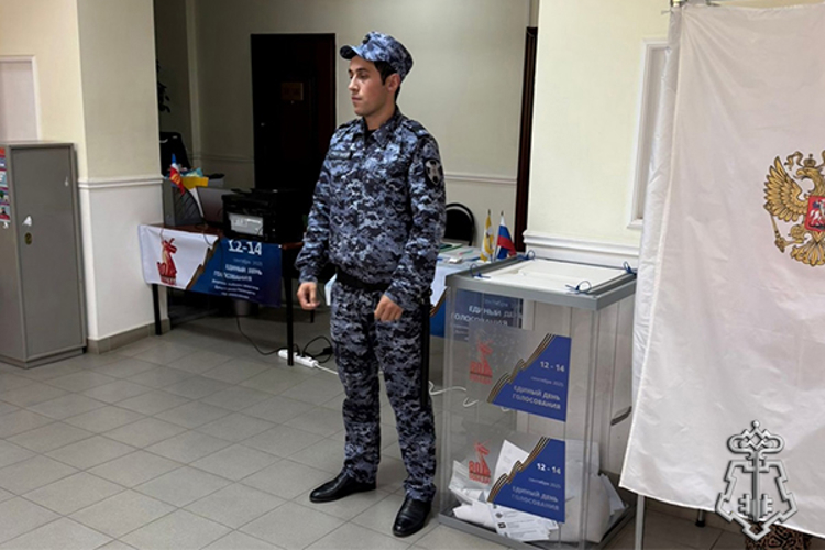 Росгвардейцы обеспечили правопорядок в Единый день голосования на Ставрополье