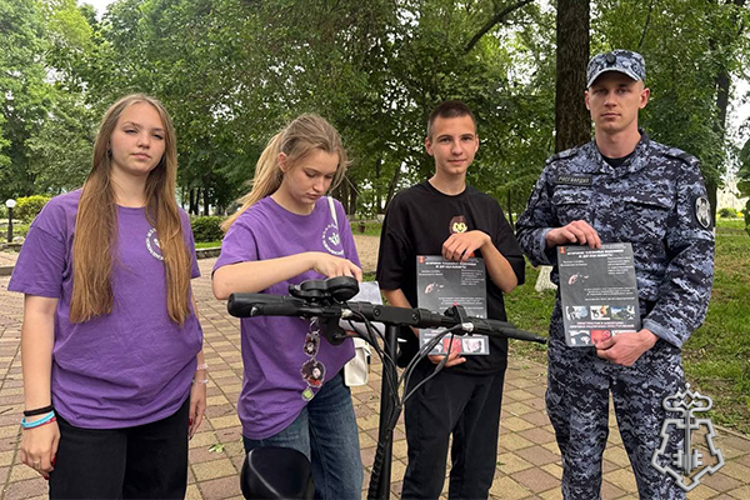 В Новоалександровске росгвардейцы провели профилактическую акцию