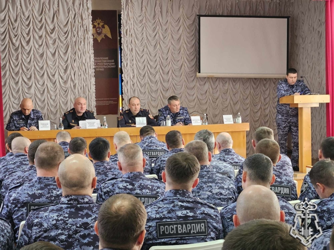 В Управлении вневедомственной охраны Росгвардии по Ставропольскому краю подвели итоги работы за 2025 год