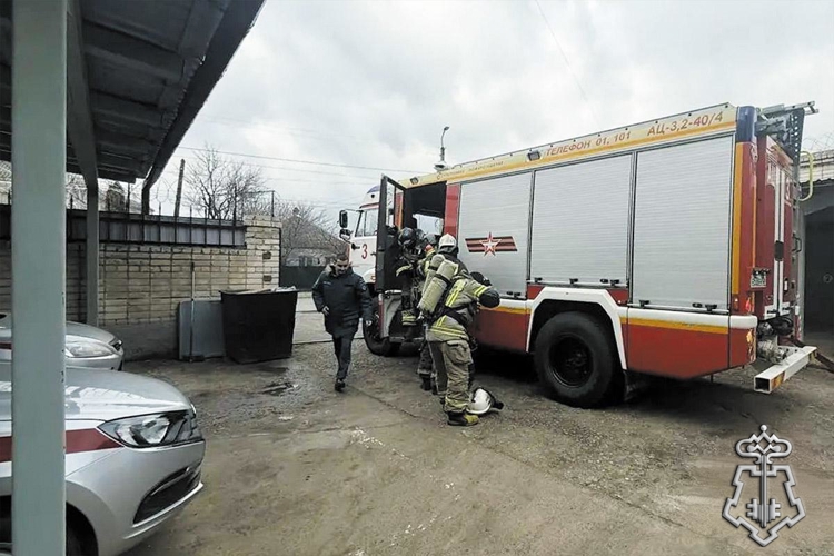 На Ставрополье росгвардейцы и сотрудники МЧС провели совместные пожарно-тактические занятия
