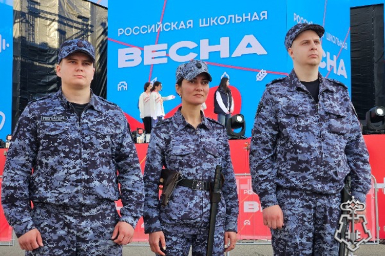 Росгвардейцы обеспечили безопасность всероссийского фестиваля «Российская школьная весна» в Ставрополе