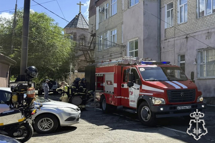 В Ставрополе росгвардейцы и сотрудники МЧС провели совместные пожарно-тактические учения