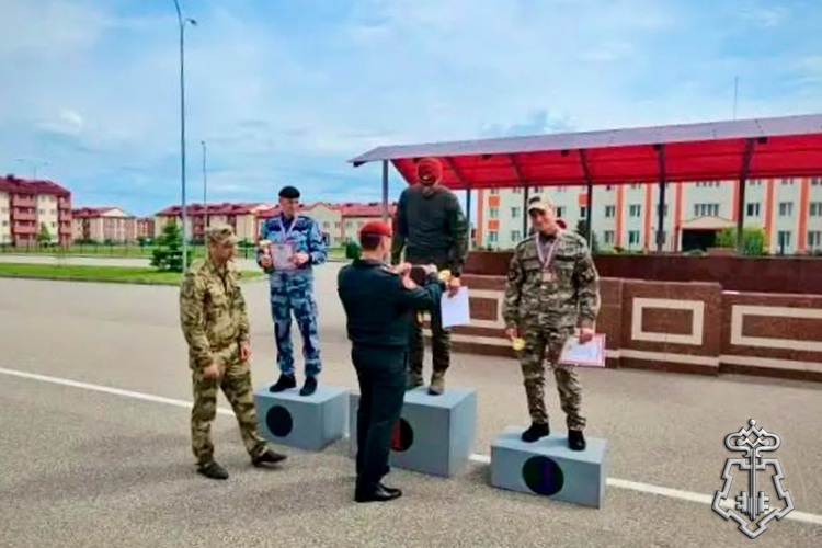 Команда ОМОН «Машук» завоевала второе место на Первенстве Северо-Кавказского округа Росгвардии по служебному биатлону